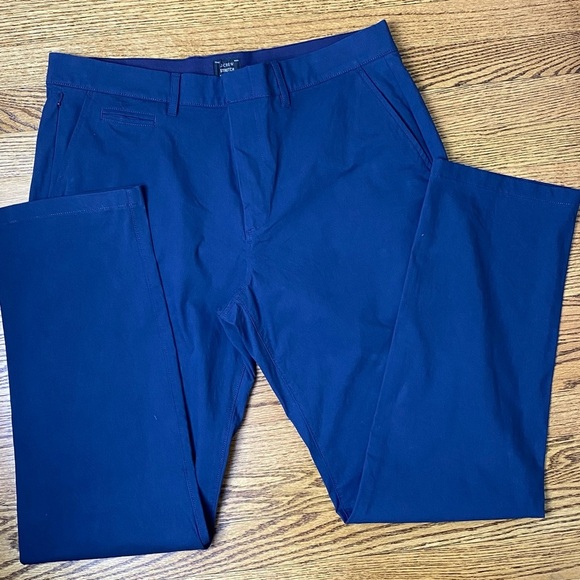 J. Crew Blue Ankle Cropped Pants 34x32. Like new. - Picture 1 of 9
